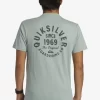Mens Quiksilver Tees | Circled Script T-Shirt