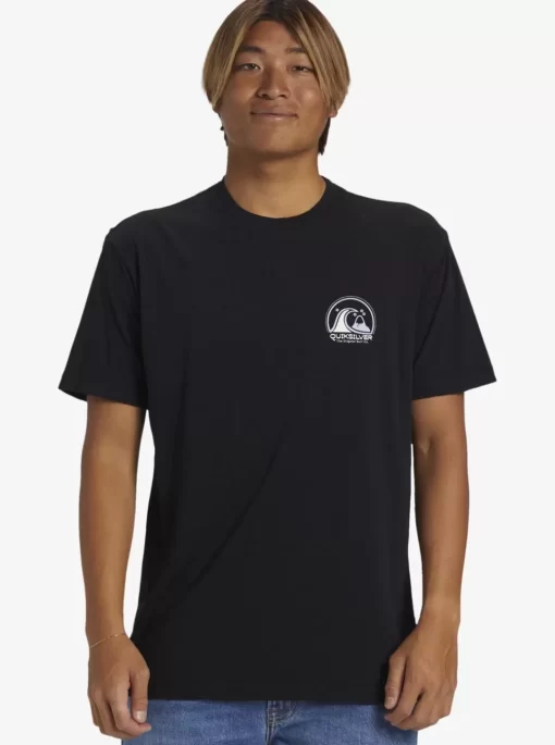 Mens Quiksilver Tees | Clean Circle T-Shirt