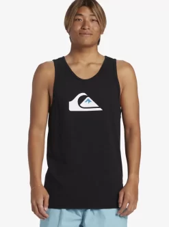 Mens Quiksilver Tees | Comp Logo Tank Top