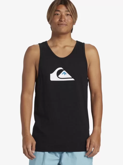 Mens Quiksilver Tees | Comp Logo Tank Top