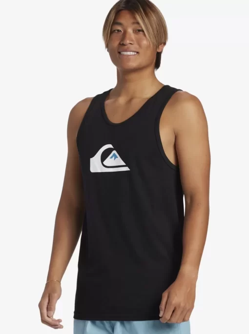 Mens Quiksilver Tees | Comp Logo Tank Top