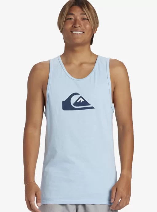Mens Quiksilver Tees | Comp Logo Tank Top