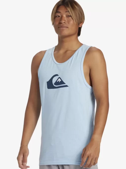 Mens Quiksilver Tees | Comp Logo Tank Top