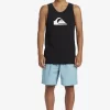 Mens Quiksilver Tees | Comp Logo Tank Top