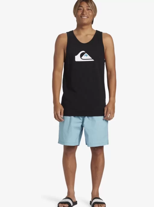 Mens Quiksilver Tees | Comp Logo Tank Top