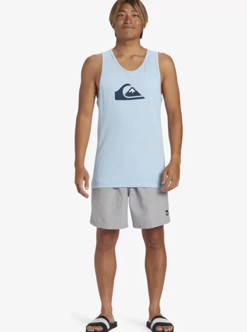 Mens Quiksilver Tees | Comp Logo Tank Top