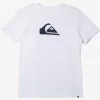 Mens Quiksilver Tees | Comp Logo T-Shirt