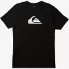 Mens Quiksilver Tees | Comp Logo T-Shirt