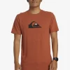 Mens Quiksilver Tees | Comp Logo T-Shirt