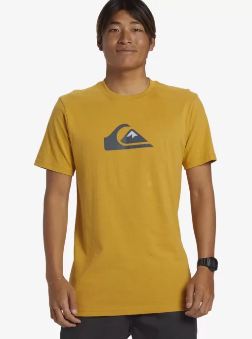 Mens Quiksilver Tees | Comp Logo T-Shirt