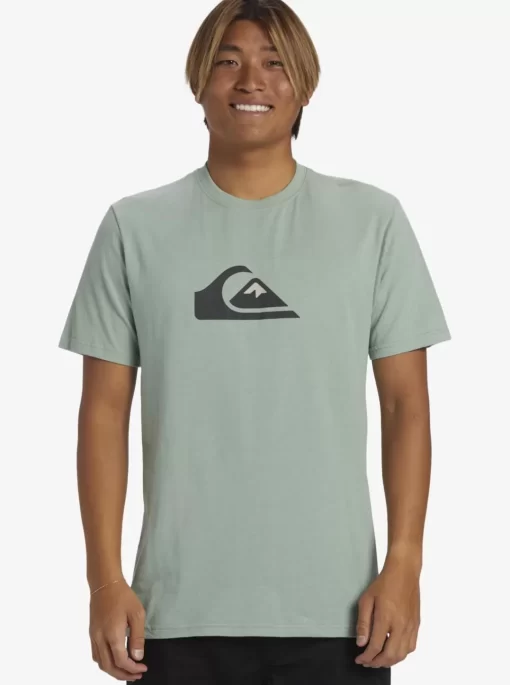 Mens Quiksilver Tees | Comp Logo T-Shirt