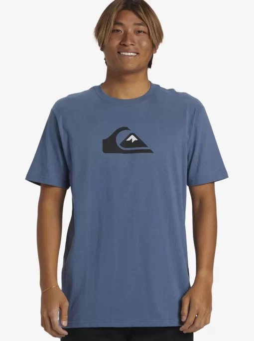 Mens Quiksilver Tees | Comp Logo T-Shirt