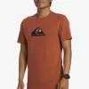 Mens Quiksilver Tees | Comp Logo T-Shirt