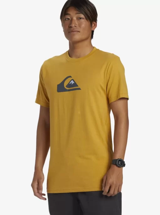 Mens Quiksilver Tees | Comp Logo T-Shirt