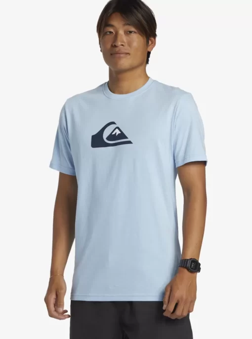 Mens Quiksilver Tees | Comp Logo T-Shirt