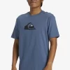Mens Quiksilver Tees | Comp Logo T-Shirt