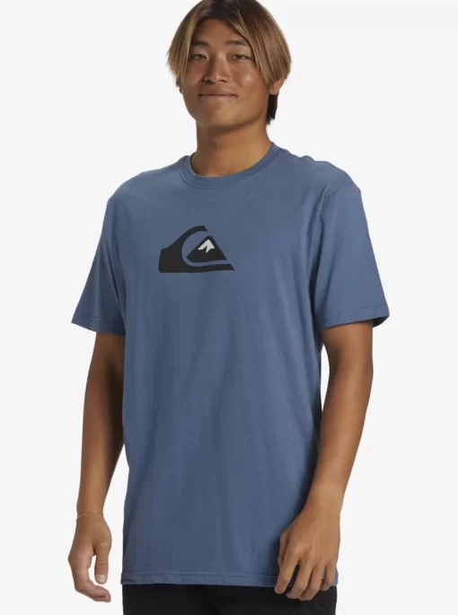 Mens Quiksilver Tees | Comp Logo T-Shirt