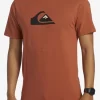 Mens Quiksilver Tees | Comp Logo T-Shirt