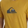 Mens Quiksilver Tees | Comp Logo T-Shirt