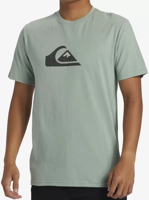 Mens Quiksilver Tees | Comp Logo T-Shirt