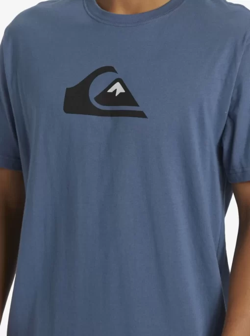 Mens Quiksilver Tees | Comp Logo T-Shirt