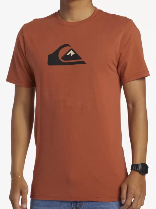 Mens Quiksilver Tees | Comp Logo T-Shirt