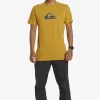Mens Quiksilver Tees | Comp Logo T-Shirt
