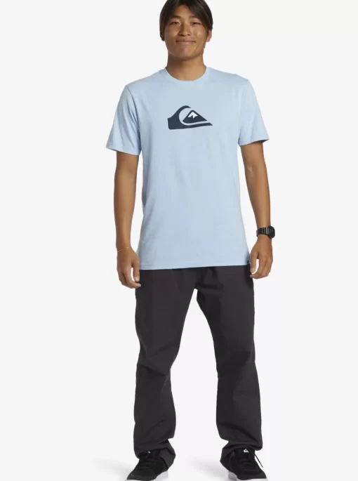 Mens Quiksilver Tees | Comp Logo T-Shirt