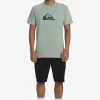 Mens Quiksilver Tees | Comp Logo T-Shirt