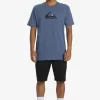 Mens Quiksilver Tees | Comp Logo T-Shirt