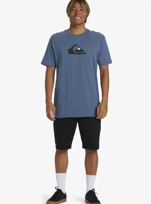 Mens Quiksilver Tees | Comp Logo T-Shirt
