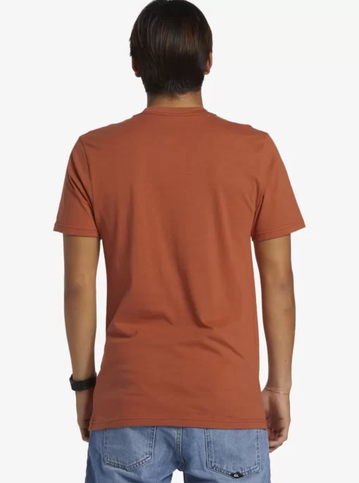 Mens Quiksilver Tees | Comp Logo T-Shirt