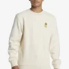 Mens Quiksilver Sweatshirts & Hoodies | E Peace Out Crew Neck Sweatshirt
