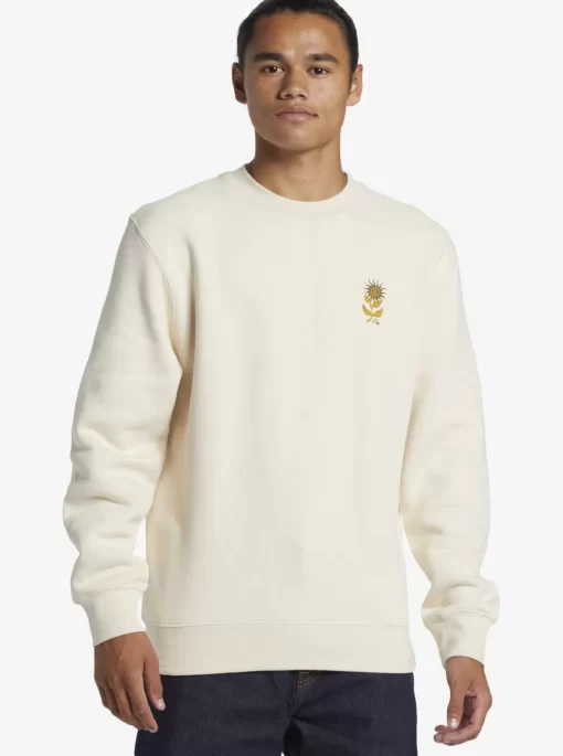 Mens Quiksilver Sweatshirts & Hoodies | E Peace Out Crew Neck Sweatshirt