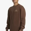 Mens Quiksilver Sweatshirts & Hoodies | E Peace Out Crew Neck Sweatshirt