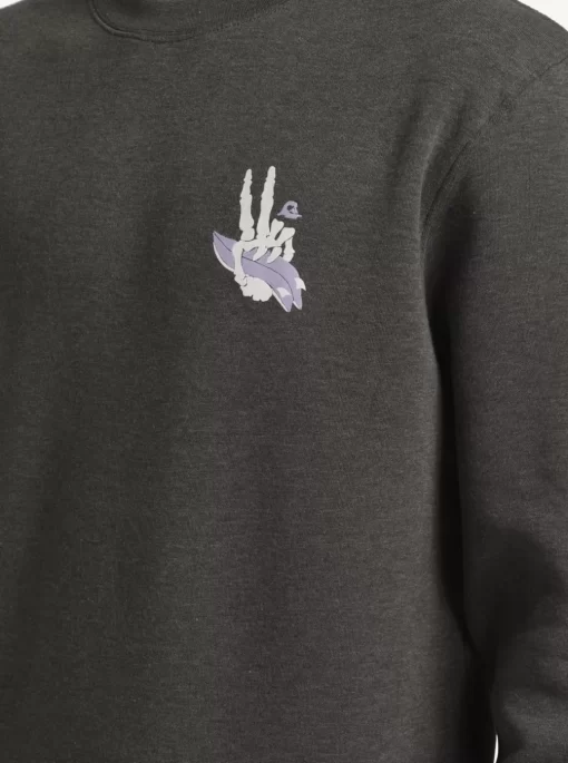 Mens Quiksilver Sweatshirts & Hoodies | E Peace Out Crew Neck Sweatshirt