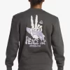 Mens Quiksilver Sweatshirts & Hoodies | E Peace Out Crew Neck Sweatshirt