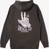 Mens Quiksilver Sweatshirts & Hoodies | E Rockin Hoodie Pullover Sweatshirt