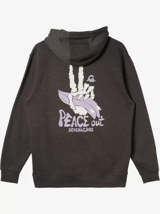 Mens Quiksilver Sweatshirts & Hoodies | E Rockin Hoodie Pullover Sweatshirt