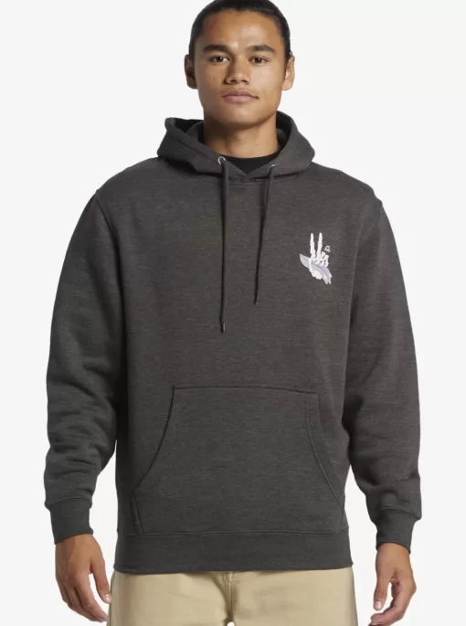Mens Quiksilver Sweatshirts & Hoodies | E Rockin Hoodie Pullover Sweatshirt