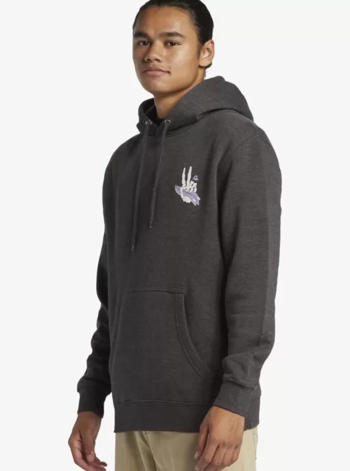 Mens Quiksilver Sweatshirts & Hoodies | E Rockin Hoodie Pullover Sweatshirt