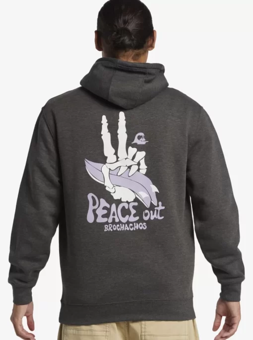 Mens Quiksilver Sweatshirts & Hoodies | E Rockin Hoodie Pullover Sweatshirt