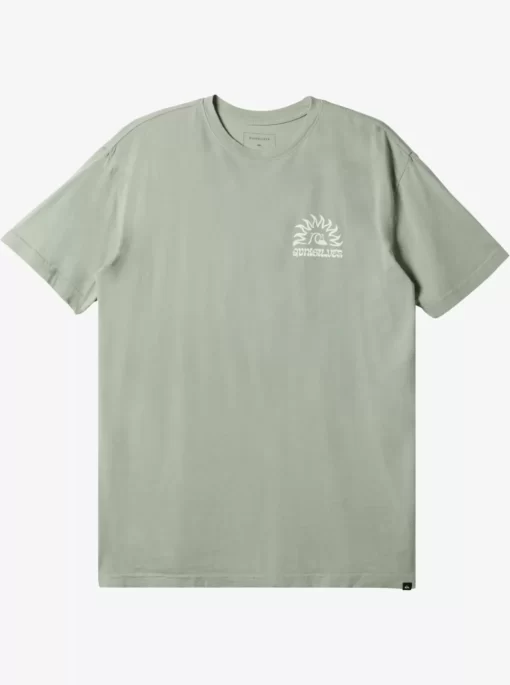 Mens Quiksilver Tees | Earthy Type T-Shirt