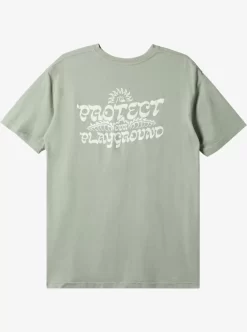 Mens Quiksilver Tees | Earthy Type T-Shirt