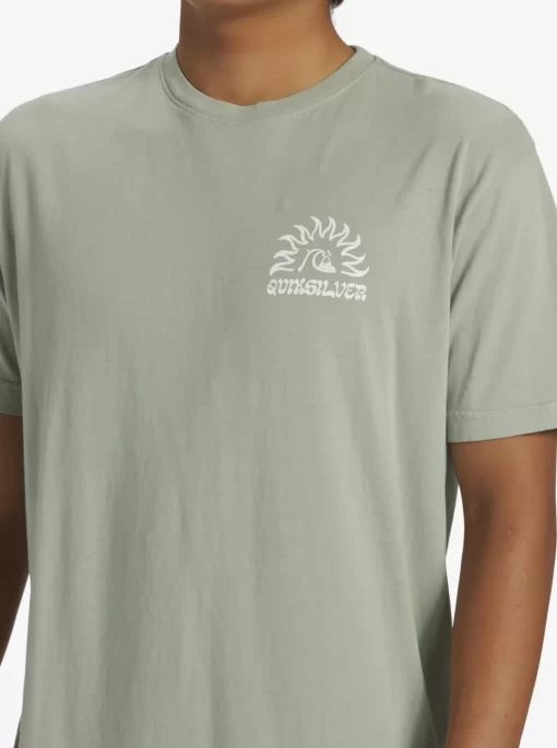 Mens Quiksilver Tees | Earthy Type T-Shirt