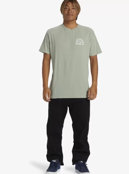 Mens Quiksilver Tees | Earthy Type T-Shirt