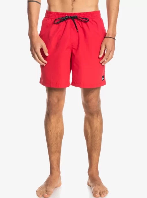 Mens Quiksilver Elastic Waist | Everyday 17" Volleys For Young Men