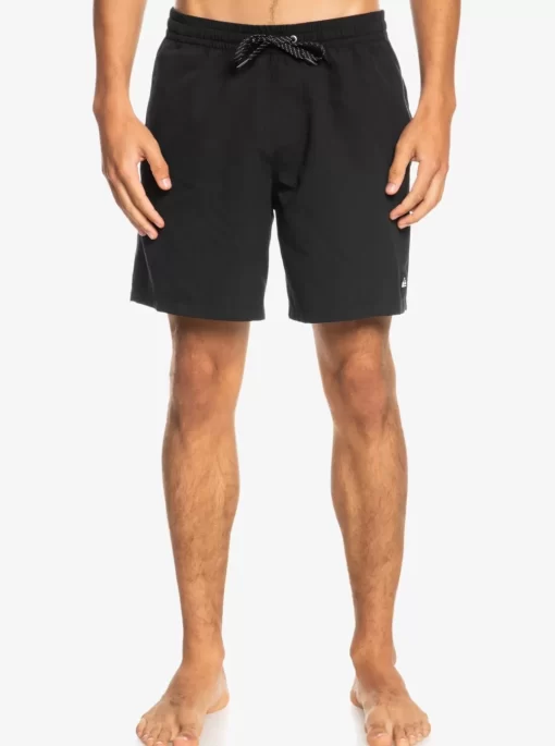 Mens Quiksilver Elastic Waist | Everyday 17" Volleys For Young Men