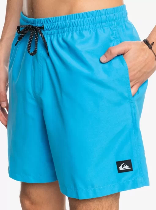 Mens Quiksilver Elastic Waist | Everyday 17" Volleys For Young Men