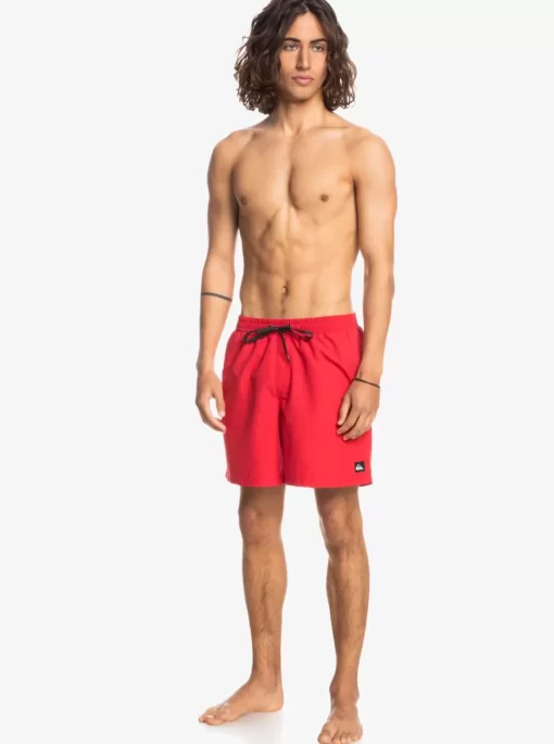 Mens Quiksilver Elastic Waist | Everyday 17" Volleys For Young Men